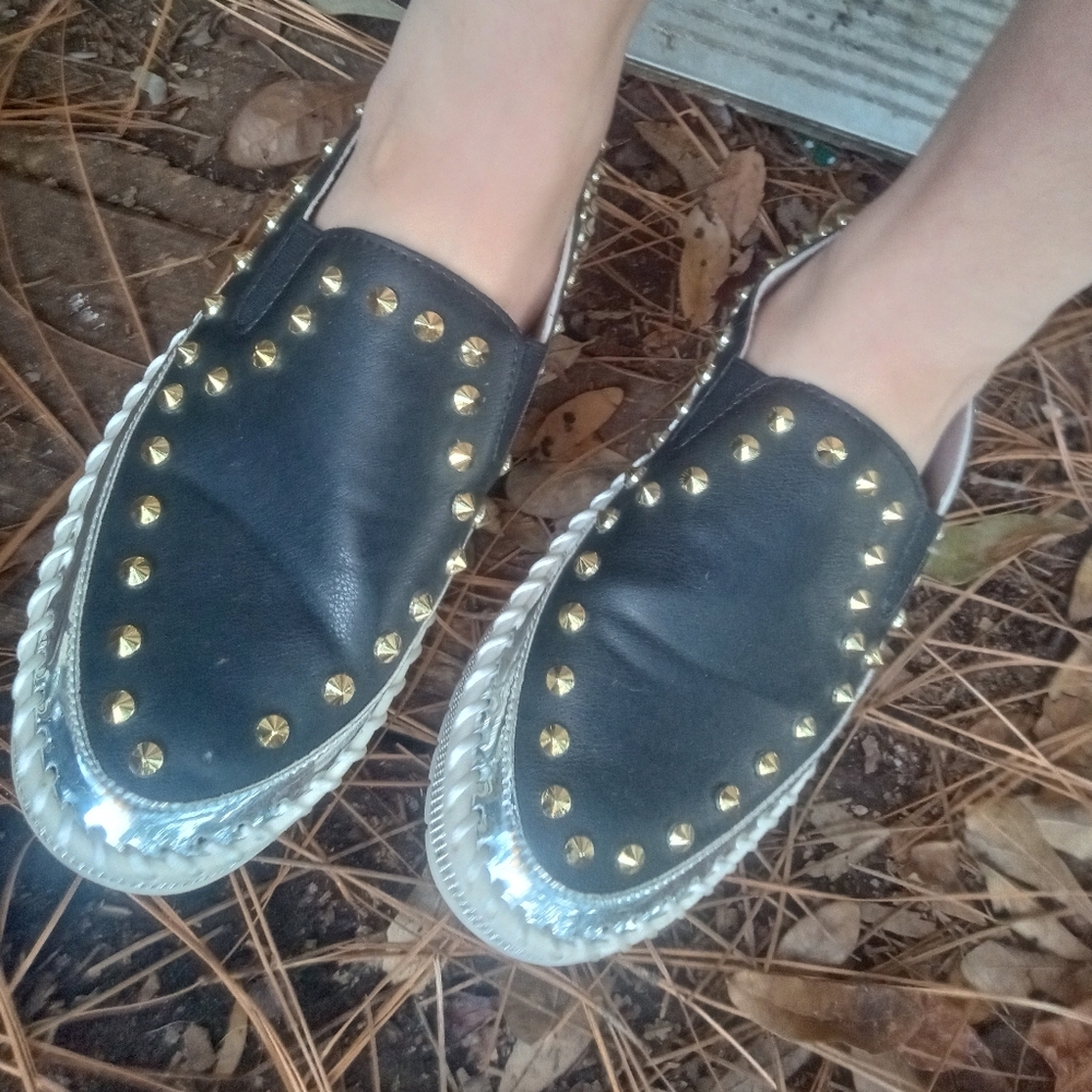 Studded fashion sneakers
